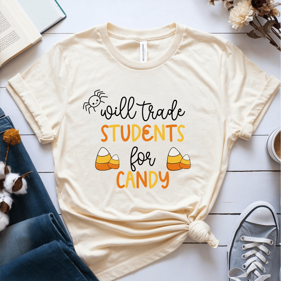 T-Shirt Cream / S Will Trade Students For Candy T-Shirt