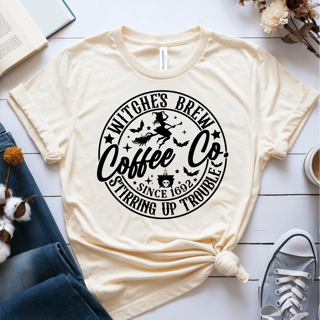 T-Shirt Cream / S Witches Brew Coffee T-Shirt