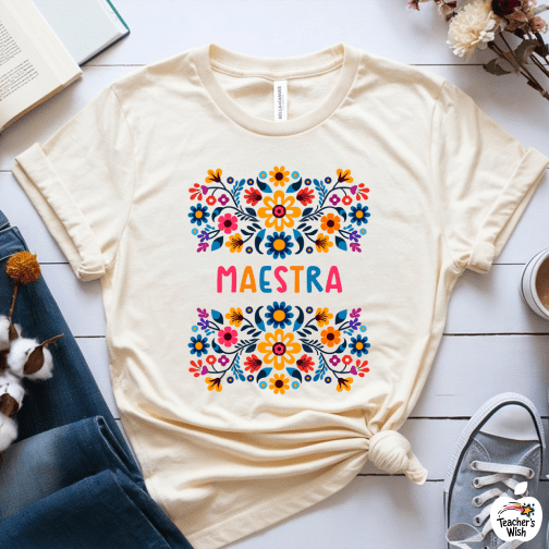 T-Shirt Cream / XS Maestra Middle Block T-Shirt