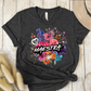 T-Shirt Dark Grey Heather / S Maestra Watercolor Flowers Mixed Art T-Shirt