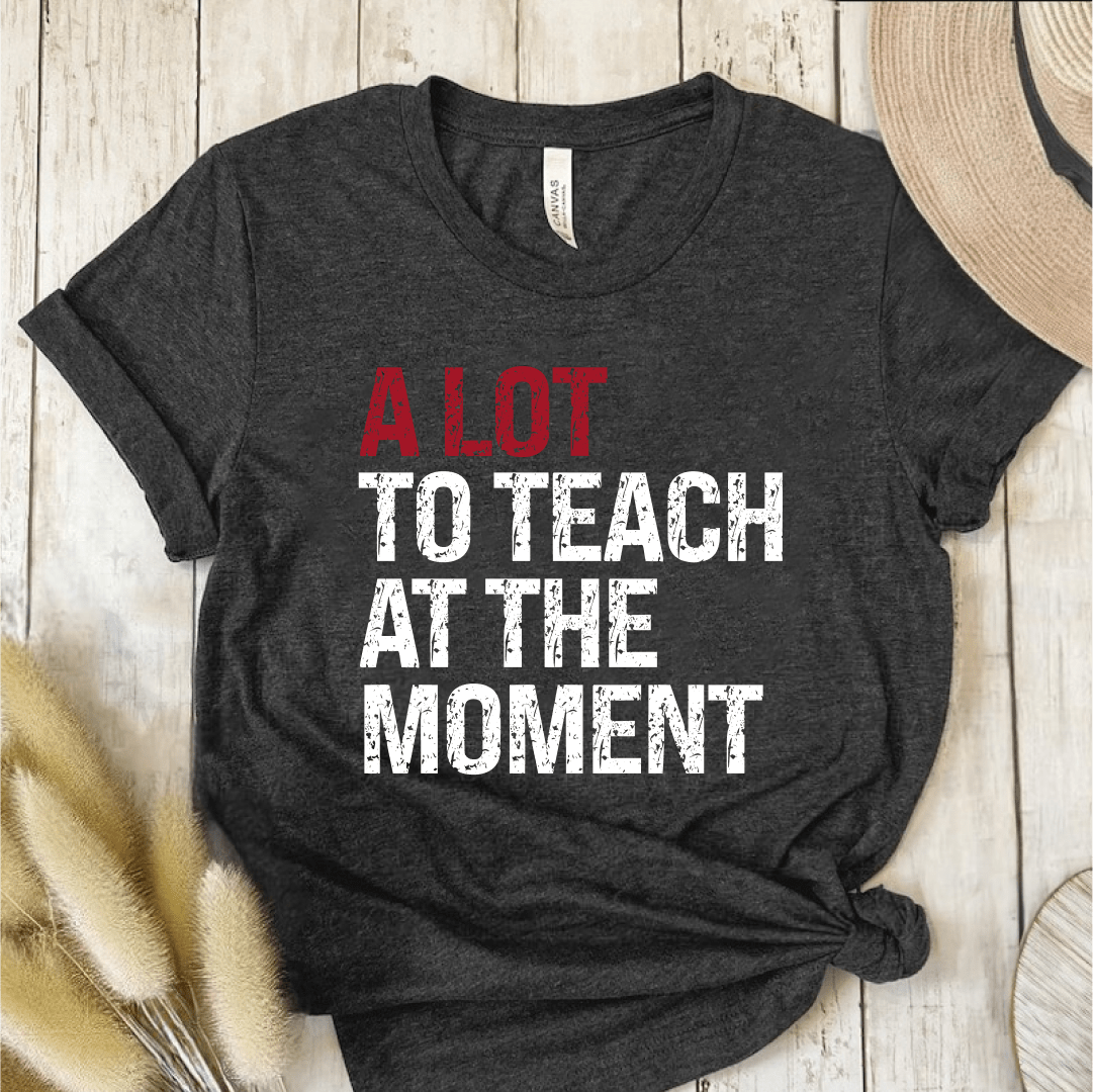 T-Shirt Dark Grey Heather / XS A Lot To Teach At The Moment T-Shirt