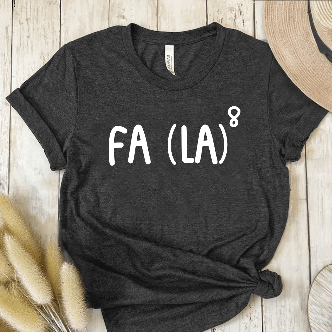 T-Shirt Dark Grey / S Fa(La)8 T-Shirt