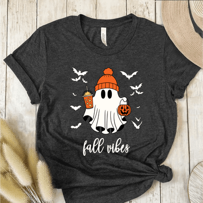 T-Shirt Dark Grey / S Ghost Fall Vibes T-Shirt