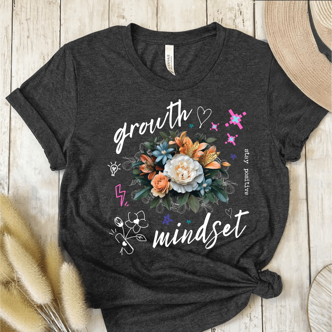 T-Shirt Dark Grey / S Growth Mindset T-Shirt