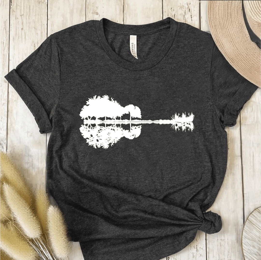 T-Shirt Dark Grey / S Nature Guitar T-Shirt