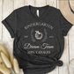T-Shirt Dark Grey / S Personalized Grade Name Year Dream Team Apple Wreath T-Shirt
