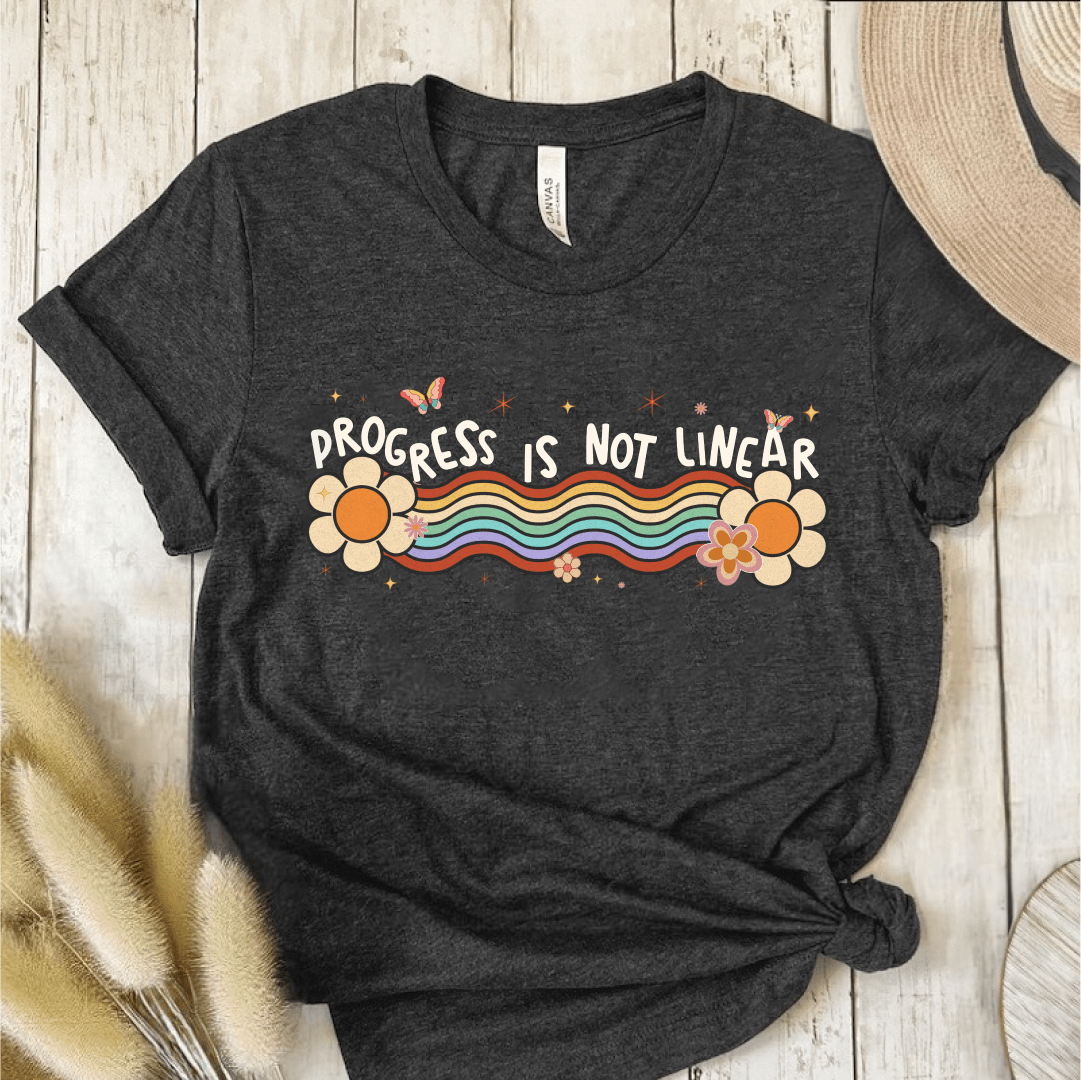 T-Shirt Dark Grey / S Progress Is Not Linear T-Shirt