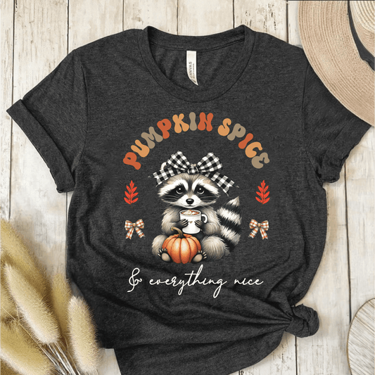 T-Shirt Dark Grey / S Pumpkin Spice & Everything Nice T-Shirt