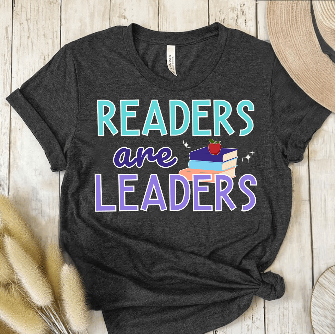 T-Shirt Dark Grey / S Readers Are Leaders T-Shirt