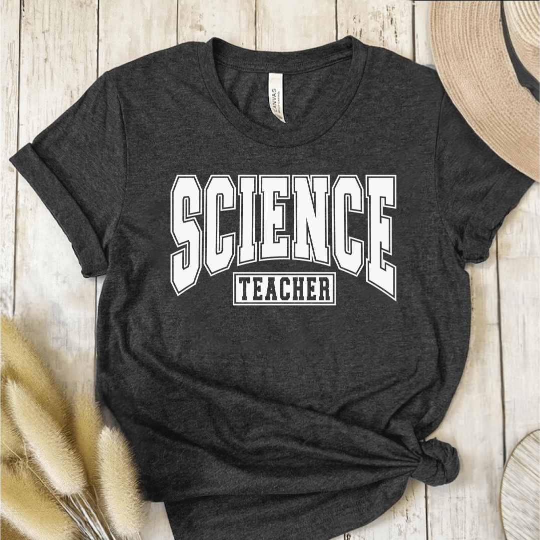 T-Shirt Dark Grey / S Science Teacher Athletic T-Shirt