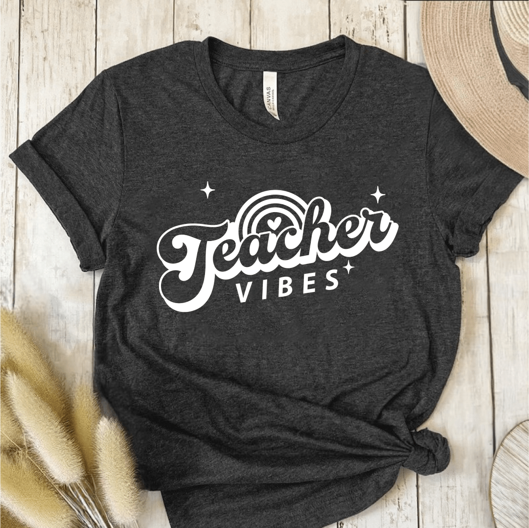 T-Shirt Dark Grey / S Teacher Vibes T-Shirt