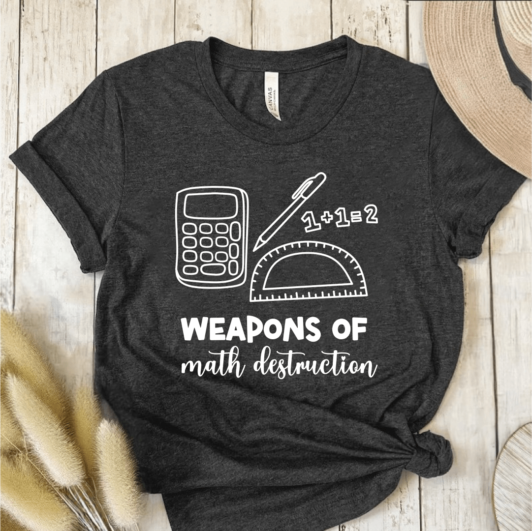 T-Shirt Dark Grey / S Weapons of Math Destruction T-Shirt