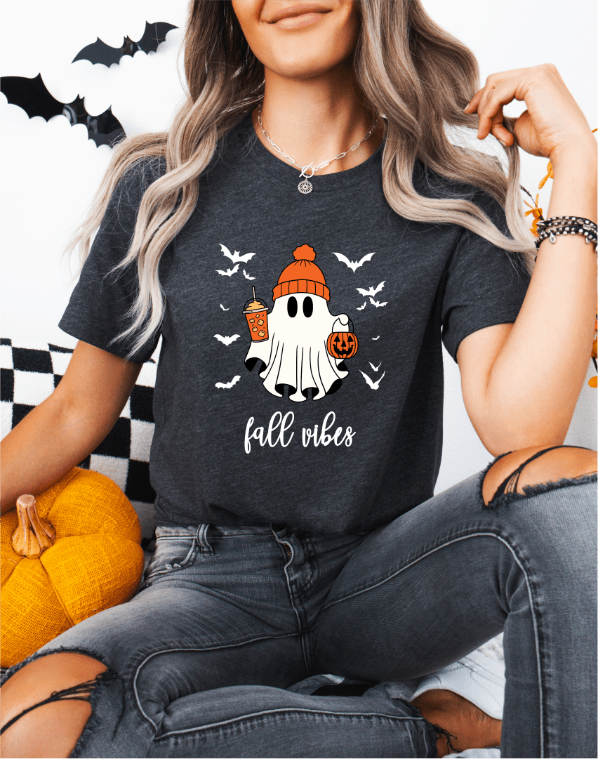 T-Shirt Ghost Fall Vibes T-Shirt