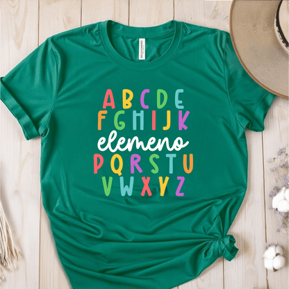 T-Shirt Green / S ABC Elemeno T-Shirt