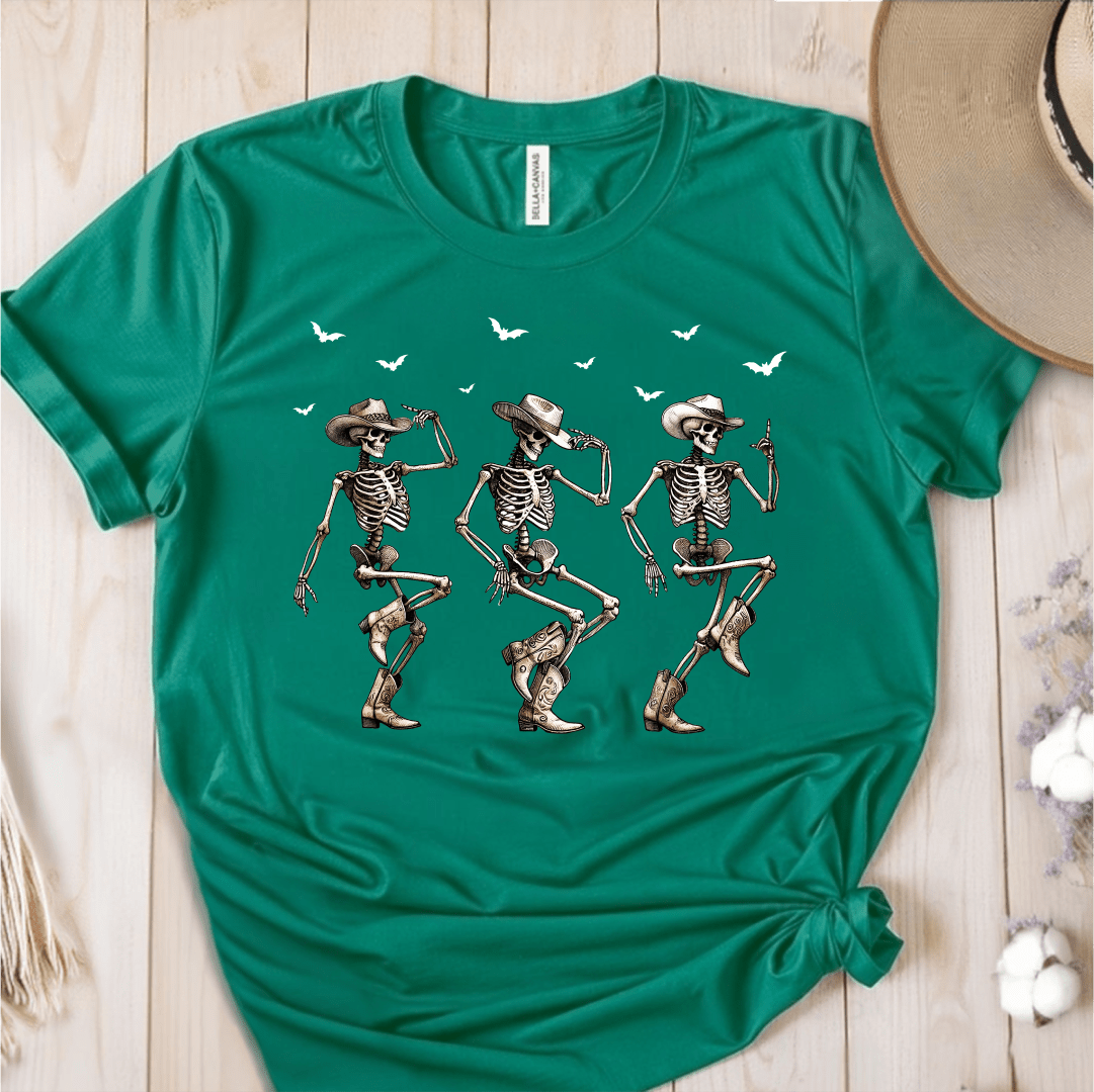 T-Shirt Green / S Cowboy Skeleton T-Shirt