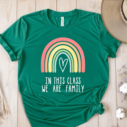 T-Shirt Green / S In This Class We Are Family T-Shirt