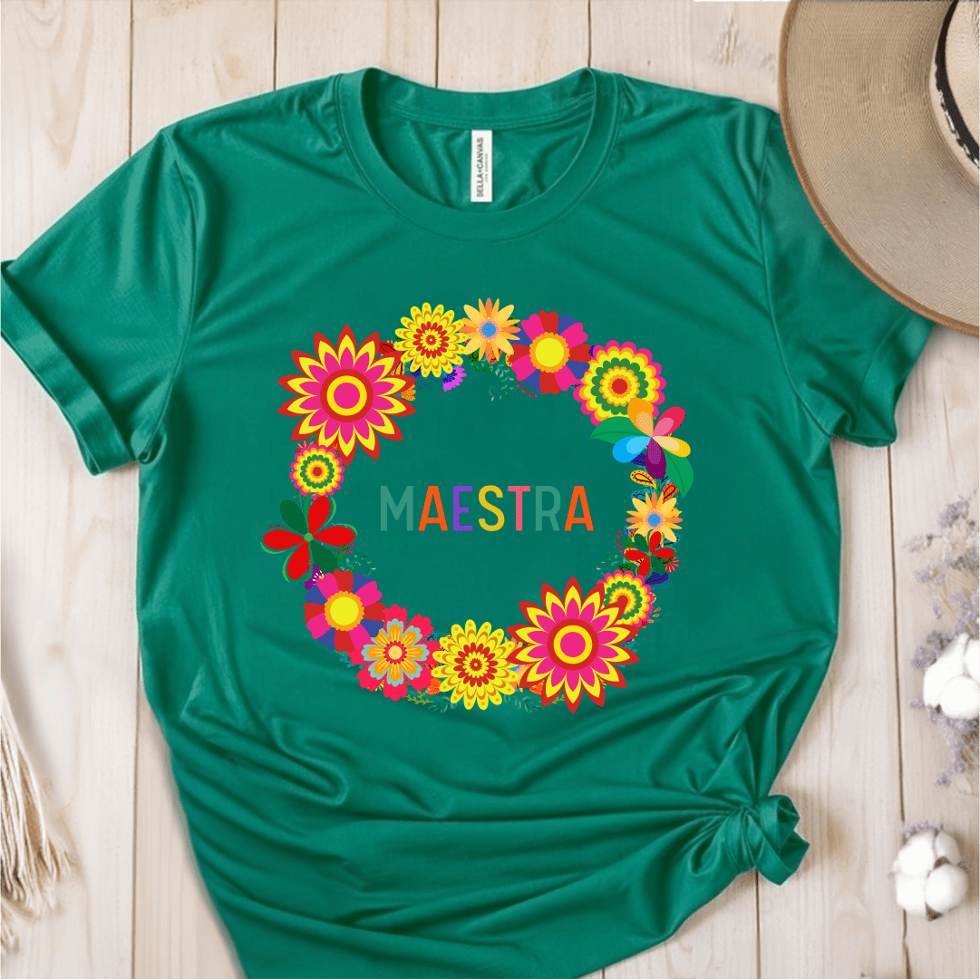 T-Shirt Green / S Maestra Circle T-Shirt