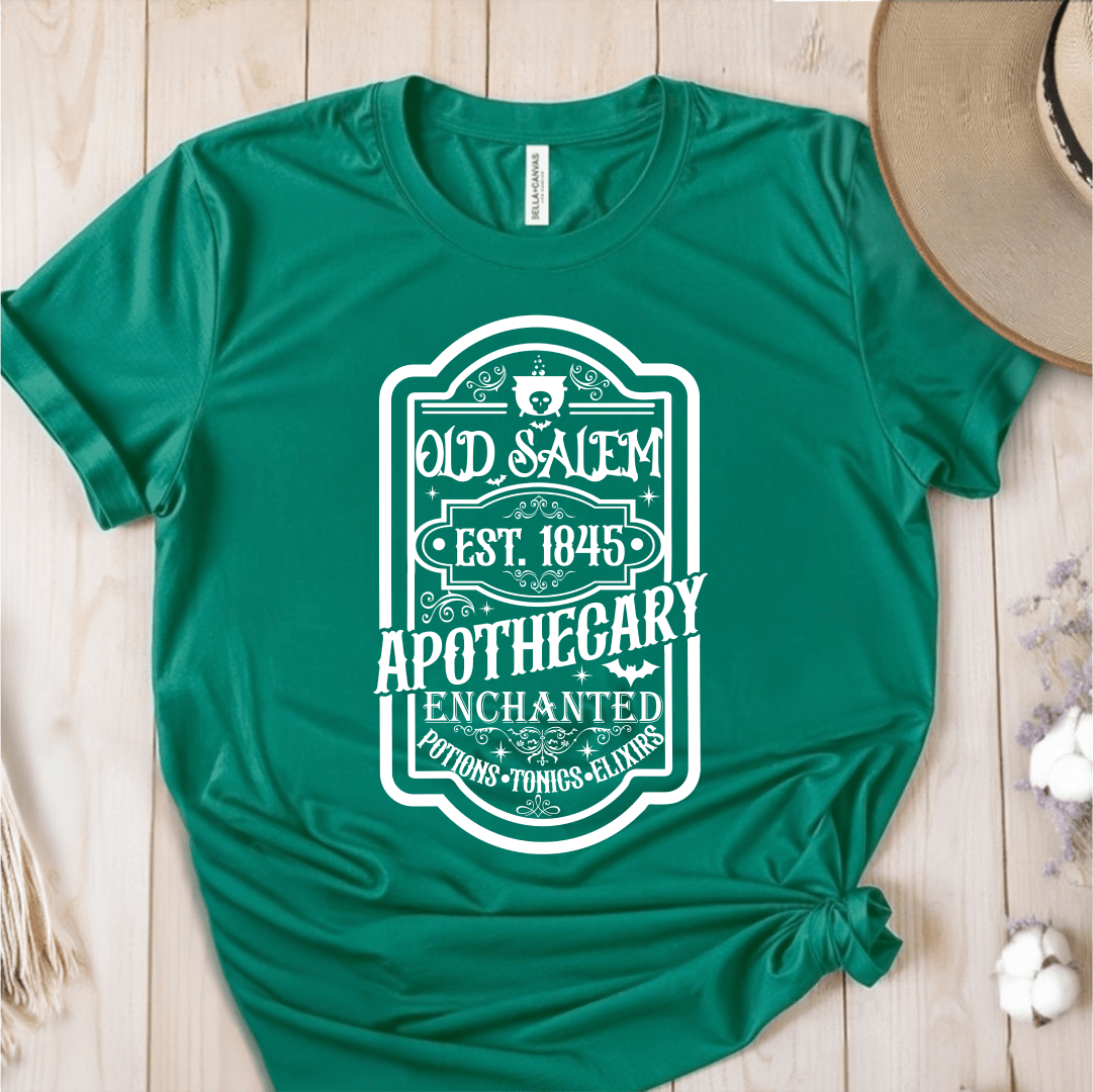 T-Shirt Green / S Old Salem Apothecary T-Shirt