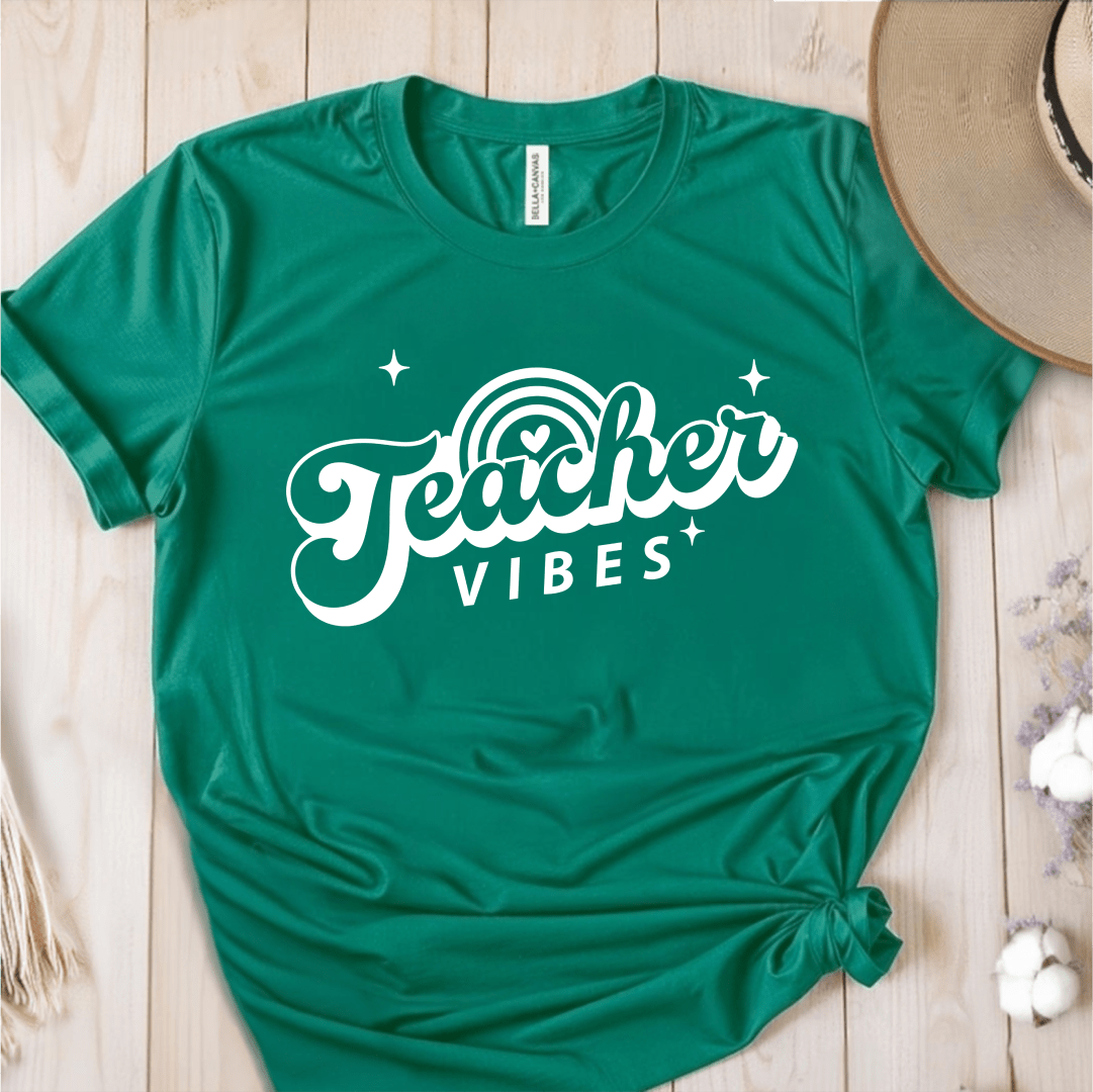 T-Shirt Green / S Teacher Vibes T-Shirt