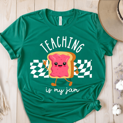 T-Shirt Green / S Teaching Is My Jam T-Shirt