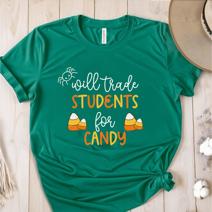 T-Shirt Green / S Will Trade Students For Candy T-Shirt