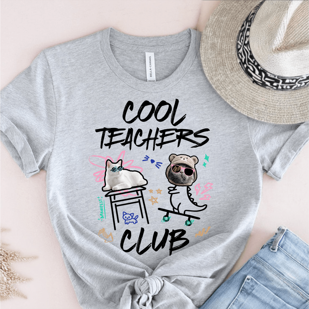 T-Shirt Grey / S Cool Teachers Club T-Shirt