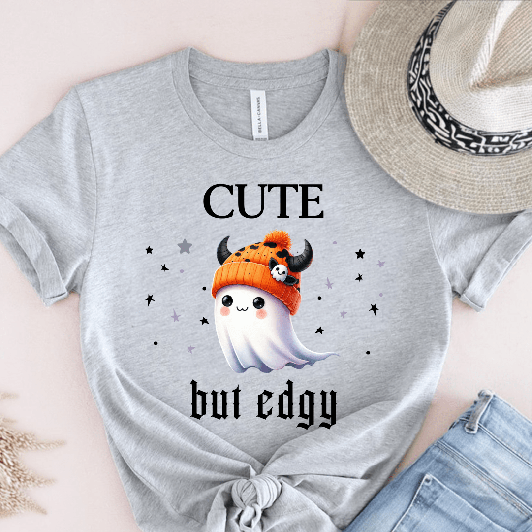 T-Shirt Grey / S Cute But Edgy T-Shirt