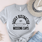 T-Shirt Grey / S Easily Distracted By Missing Caps T-Shirt