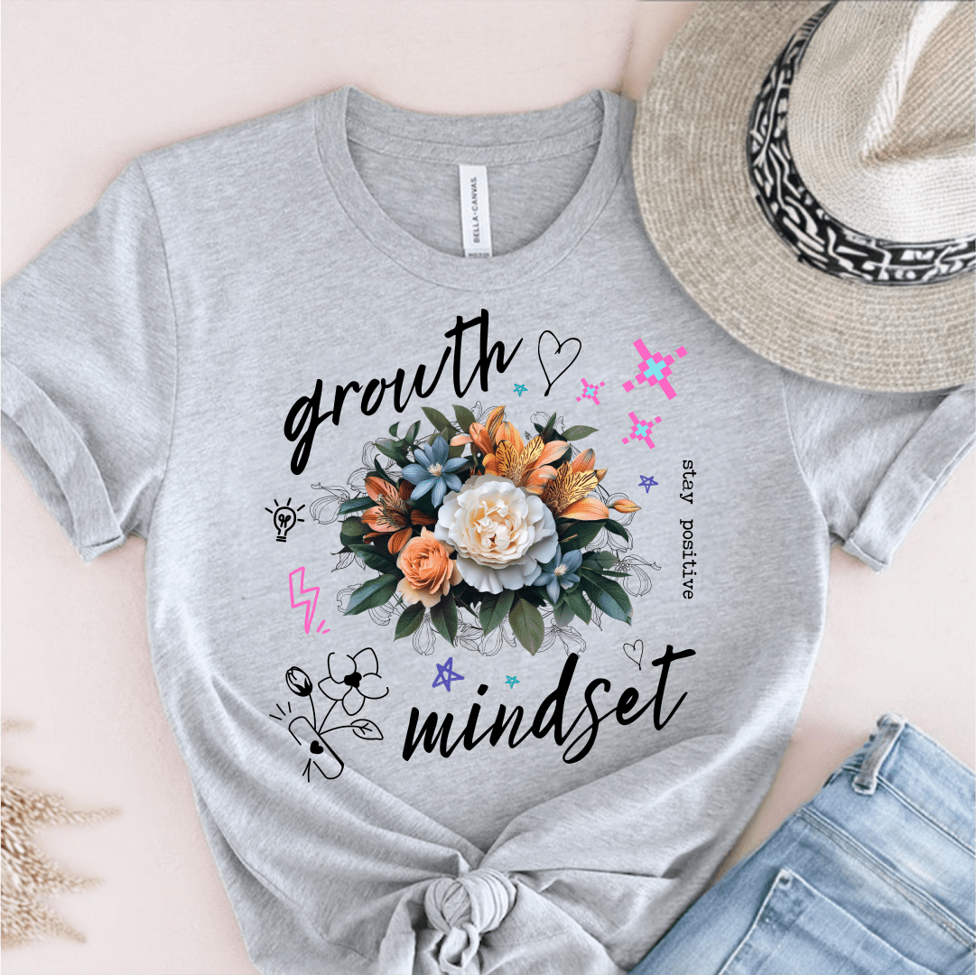 T-Shirt Grey / S Growth Mindset T-Shirt