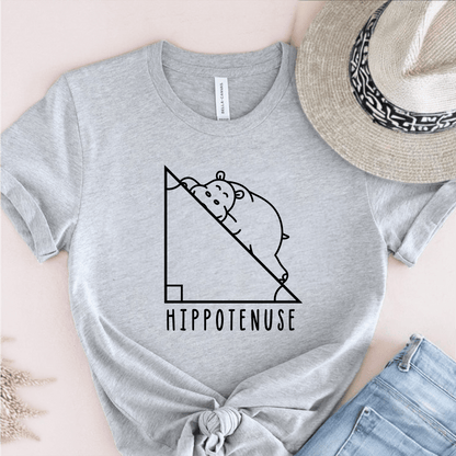 T-Shirt Grey / S Hippotenuse T-Shirt