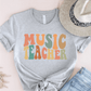 T-Shirt Grey / S Music Teacher Fall Colors T-Shirt