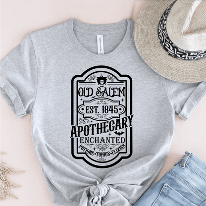 T-Shirt Grey / S Old Salem Apothecary T-Shirt