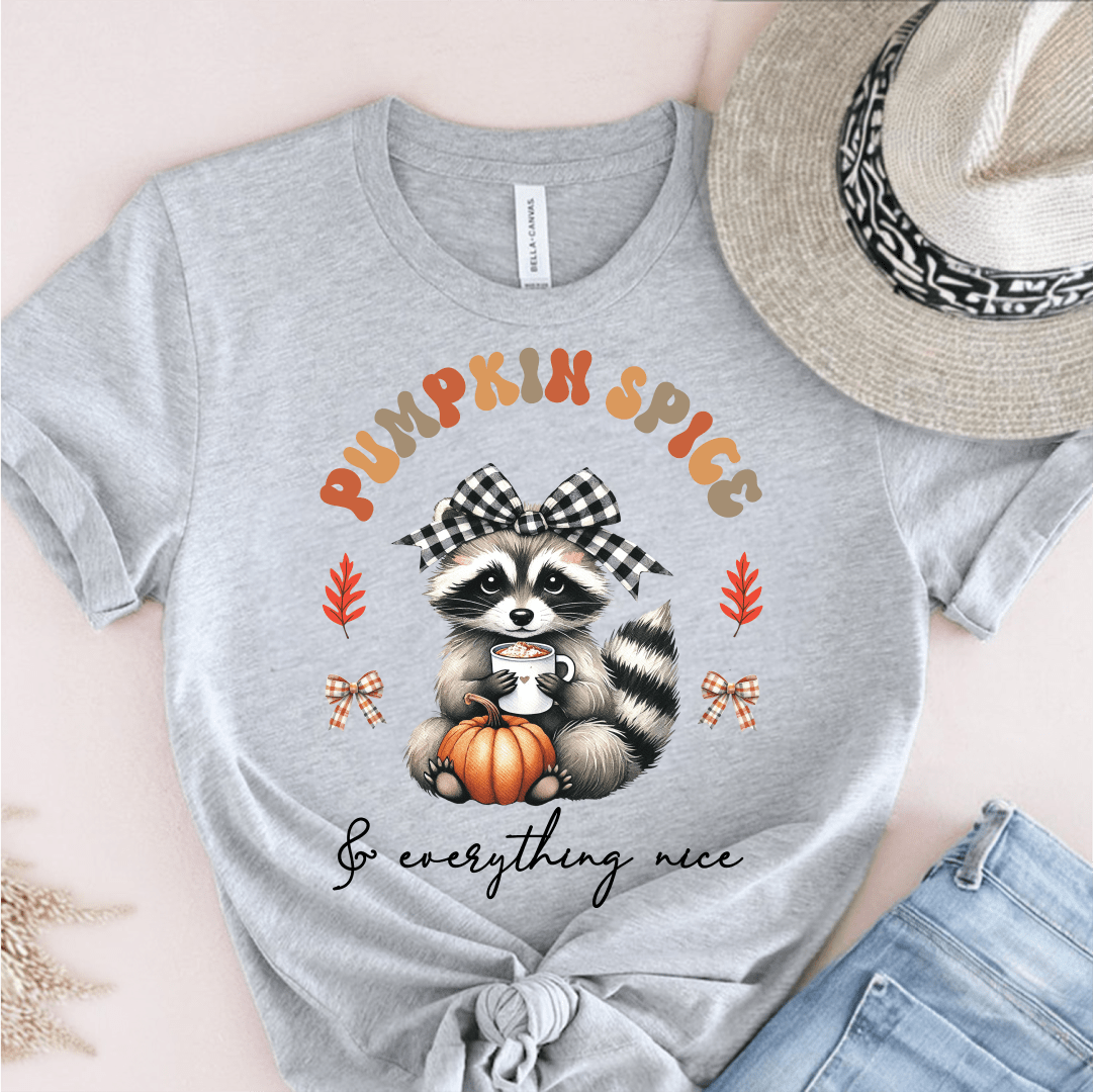 T-Shirt Grey / S Pumpkin Spice & Everything Nice T-Shirt