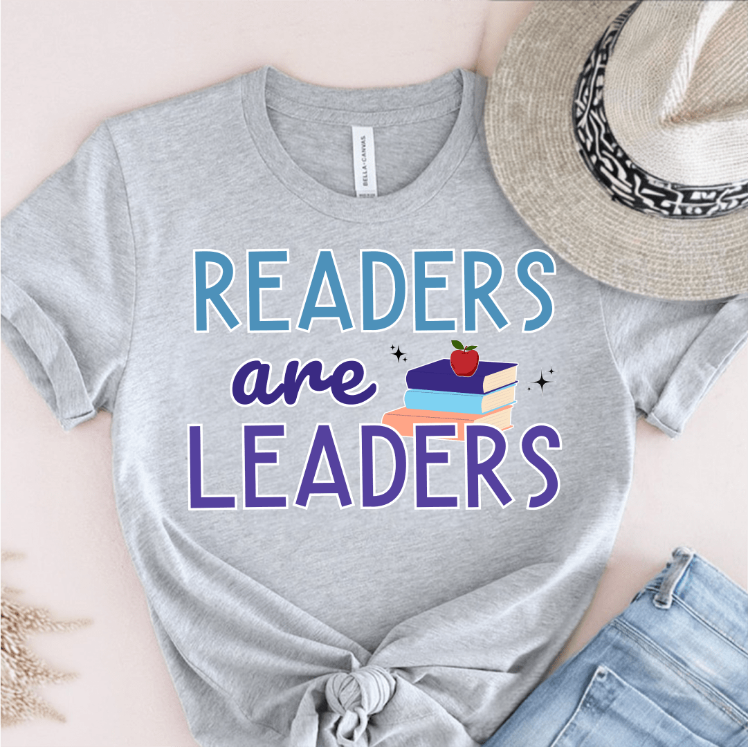 T-Shirt Grey / S Readers Are Leaders T-Shirt