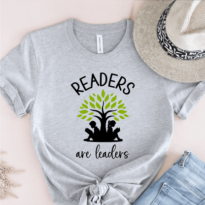 T-Shirt Grey / S Readers Are Leaders T-Shirt