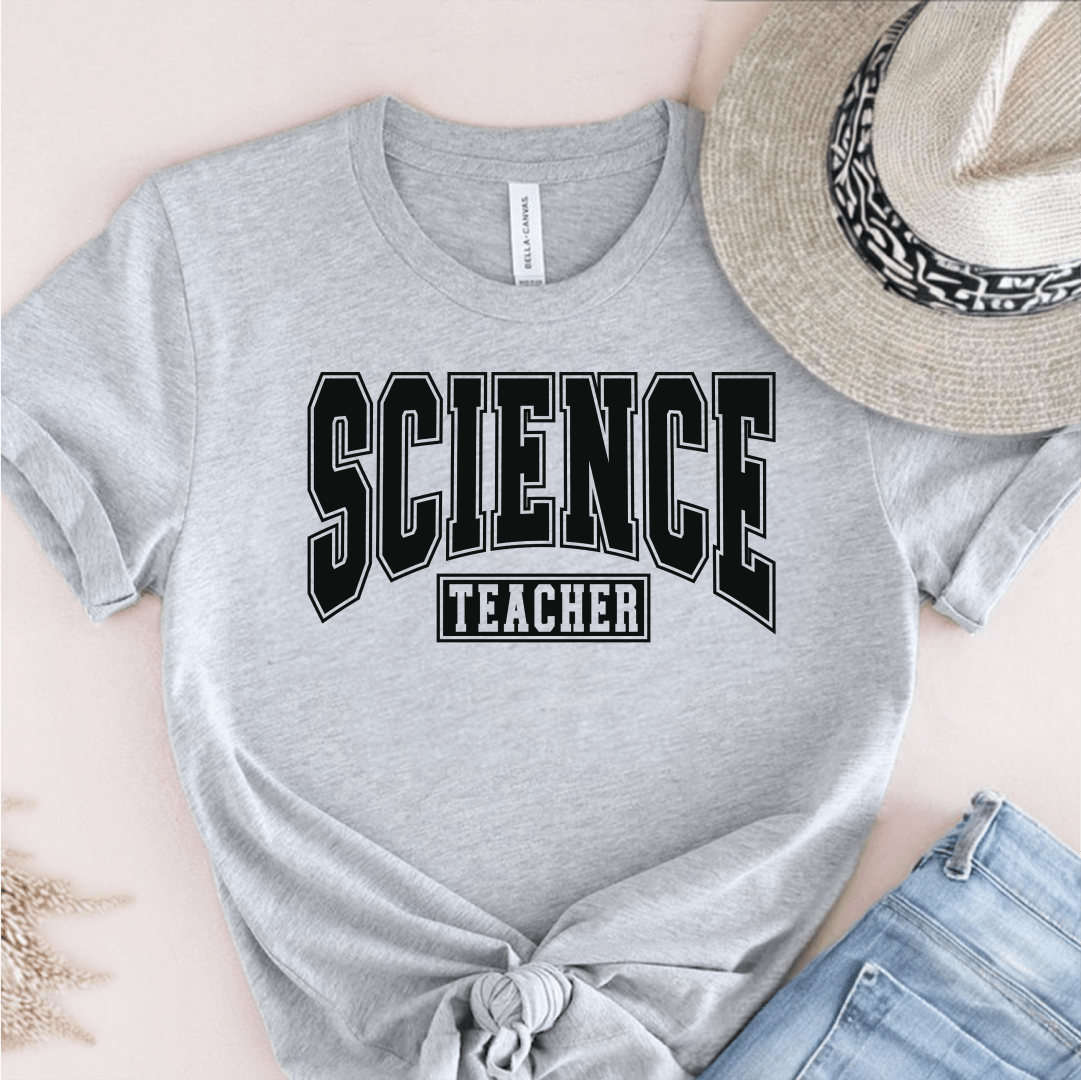 T-Shirt Grey / S Science Teacher Athletic T-Shirt
