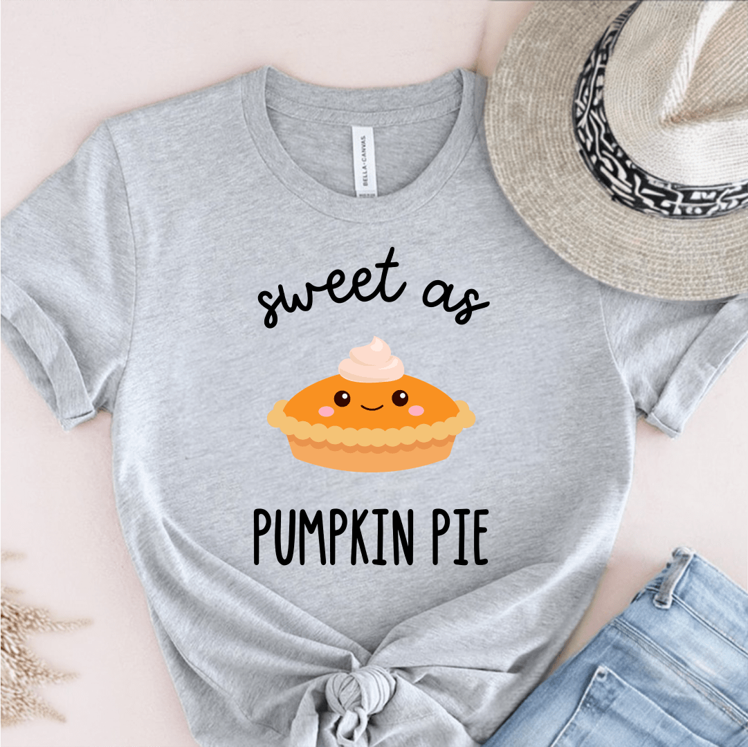 T-Shirt Grey / S Sweet As Pumpkin Pie T-Shirt