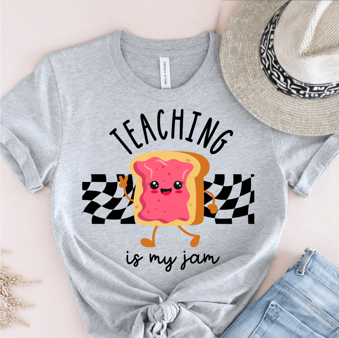 T-Shirt Grey / S Teaching Is My Jam T-Shirt