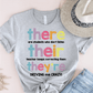 T-Shirt Grey / S There Their They're T-Shirt