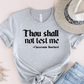 T-Shirt Grey / S Thou Shall Not Test Me T-Shirt