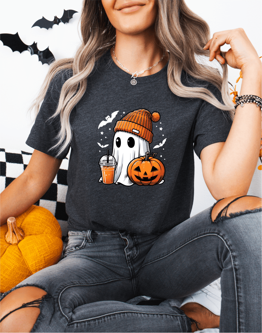 T-Shirt Halloween Ghost Fall T-Shirt