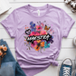 T-Shirt Heather Prism Lilac / S Maestra Watercolor Flowers Mixed Art T-Shirt