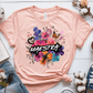 T-Shirt Heather Prism Peach / S Maestra Watercolor Flowers Mixed Art T-Shirt