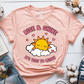 T-Shirt Heather Prism Peach / S Rise & Shine It's Time To Learn T-Shirt