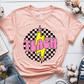 T-Shirt Heather Prism Peach / S Teach Lightning Checkered Pencil Vintage T-Shirt