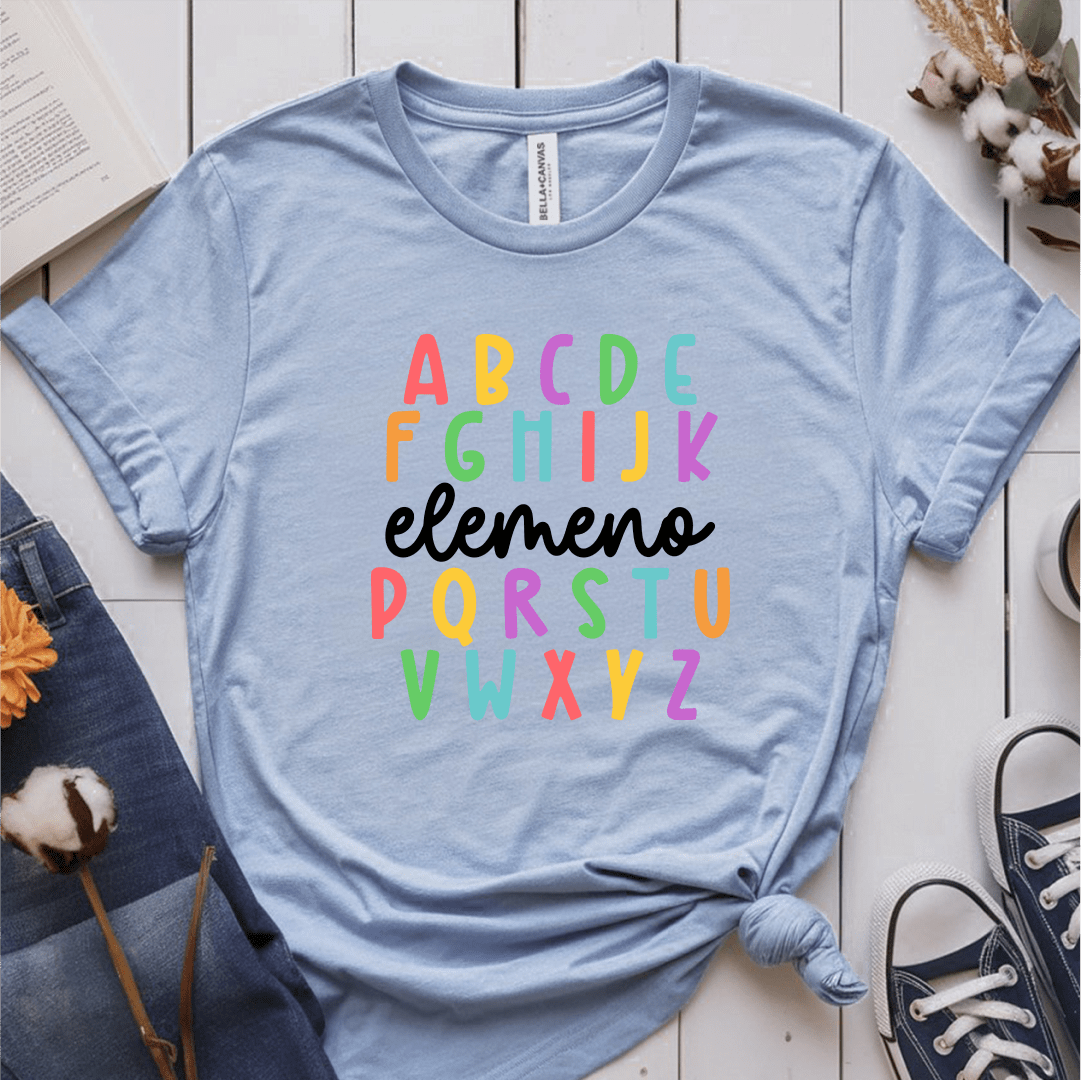 T-Shirt Light Blue / S ABC Elemeno T-Shirt