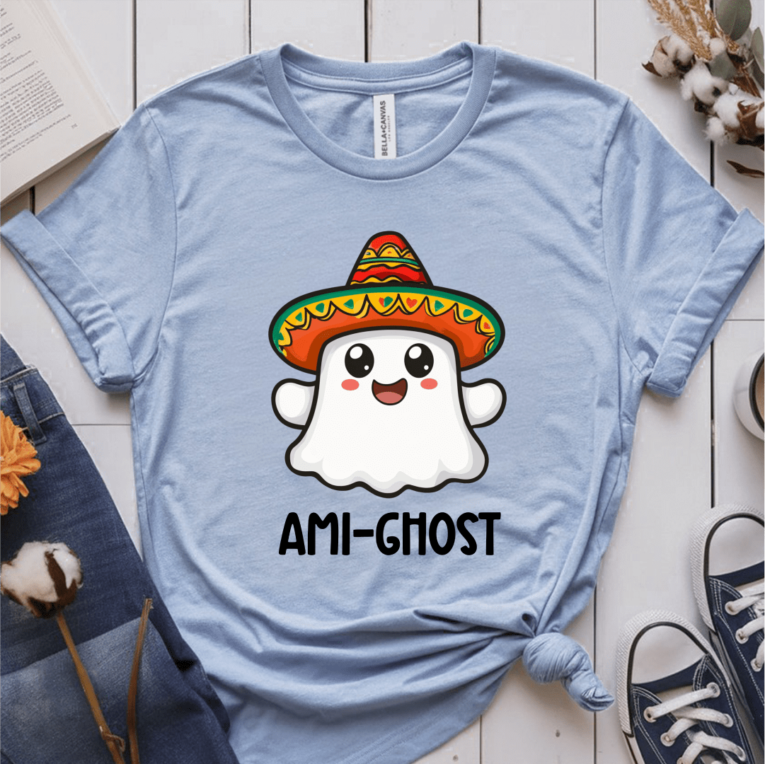 T-Shirt Light Blue / S Ami-ghost T-Shirt