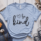 T-Shirt Light Blue / S Be Kind Heart Sketch T-Shirt