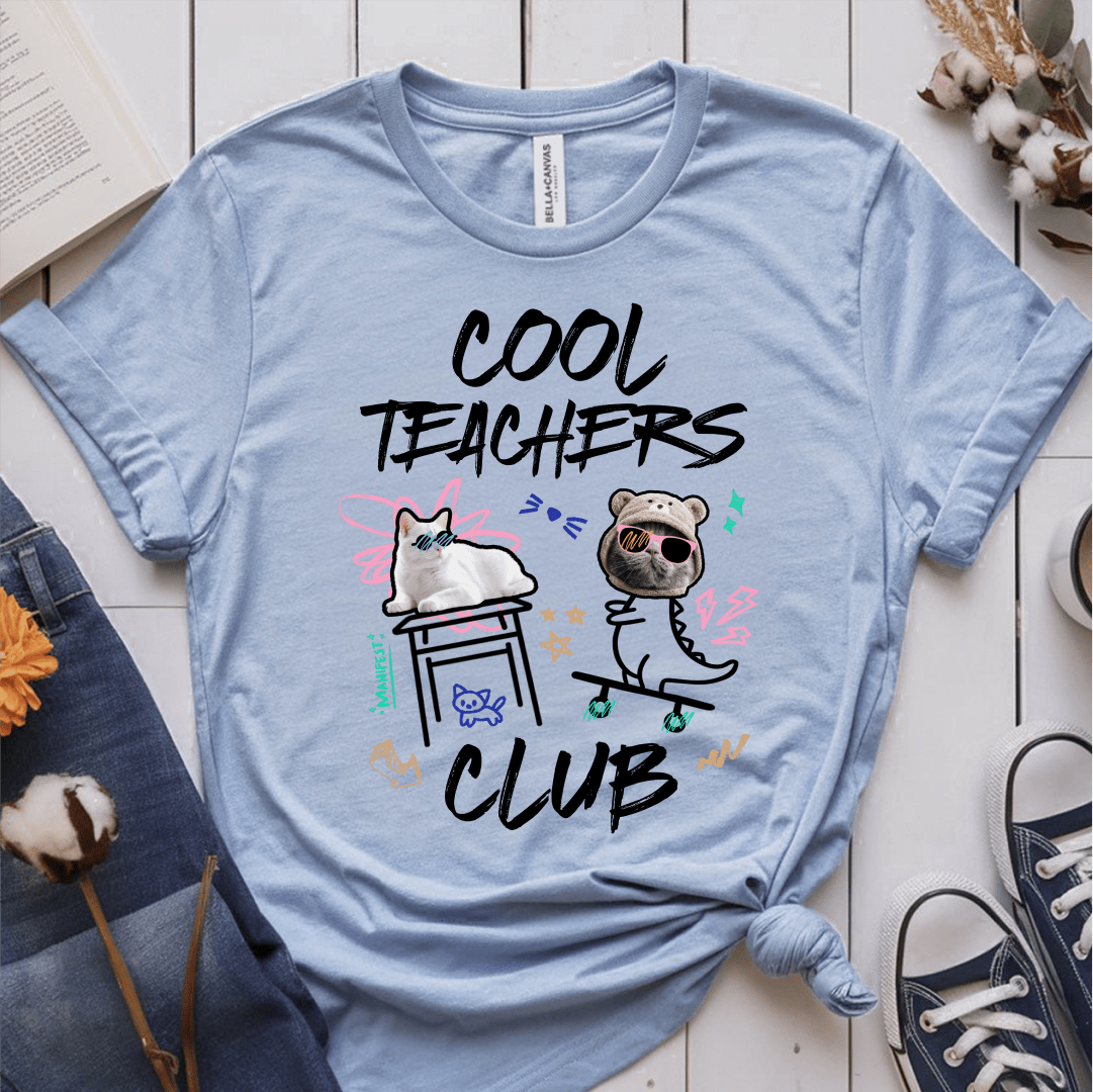 T-Shirt Light Blue / S Cool Teachers Club T-Shirt