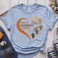 T-Shirt Light Blue / S Diversity Heart Skin Color T-Shirt